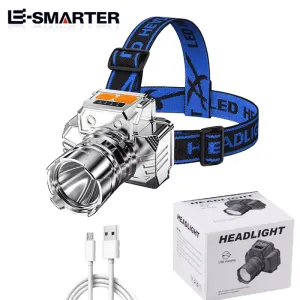 Strong Super Bright Headlamp LED Head Mounted Fishing Torch Outdoor Long Rang Camping Cycling Hunting Searchlight Headlight