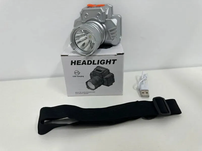 Strong Super Bright Headlamp LED Head Mounted Fishing Torch Outdoor Long Rang Camping Cycling Hunting Searchlight Headlight