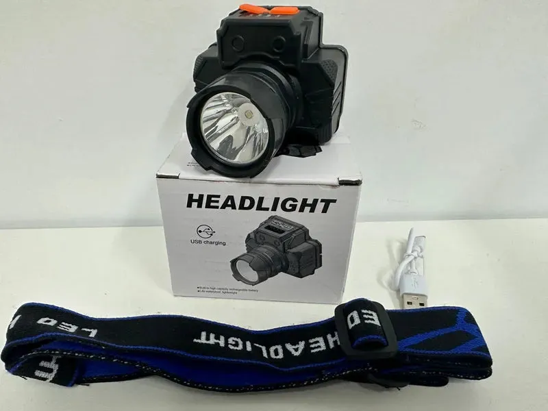 Strong Super Bright Headlamp LED Head Mounted Fishing Torch Outdoor Long Rang Camping Cycling Hunting Searchlight Headlight