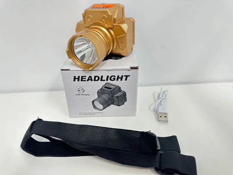 Strong Super Bright Headlamp LED Head Mounted Fishing Torch Outdoor Long Rang Camping Cycling Hunting Searchlight Headlight