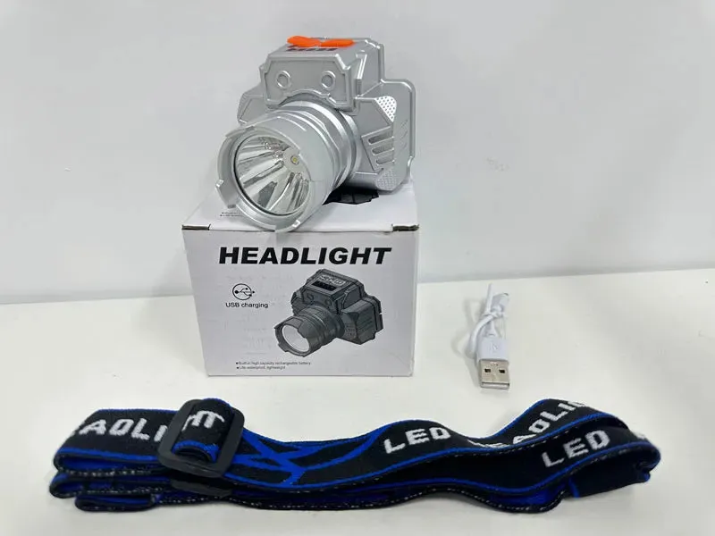 Strong Super Bright Headlamp LED Head Mounted Fishing Torch Outdoor Long Rang Camping Cycling Hunting Searchlight Headlight