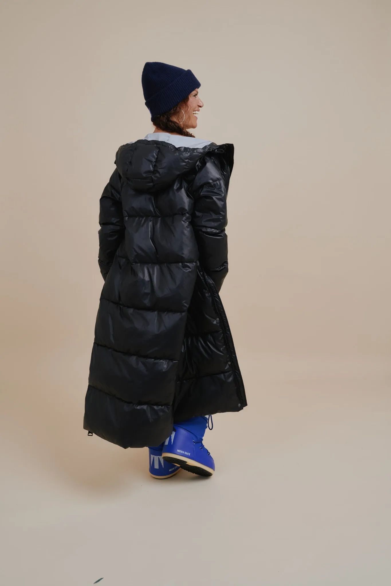 Summit Puffer Jacket Long Black