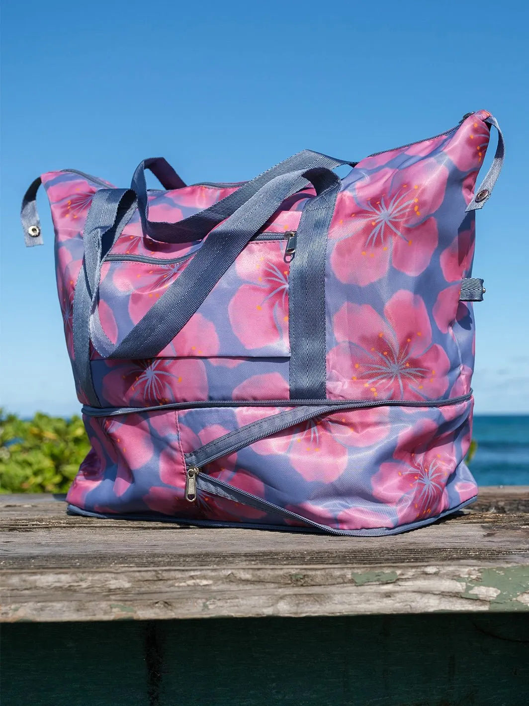 T&C Surf Water Blossom Carry On Tote