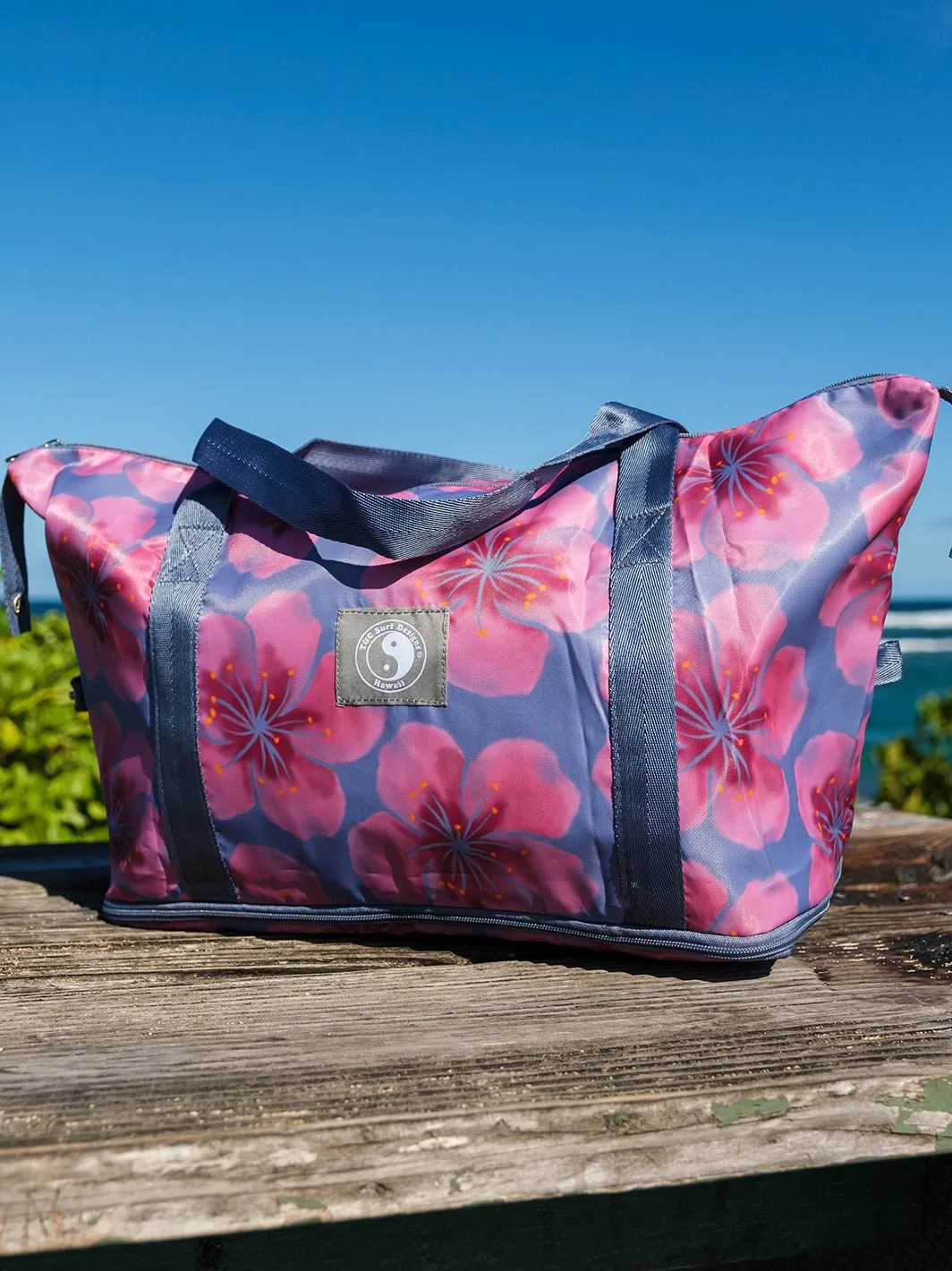 T&C Surf Water Blossom Carry On Tote