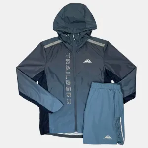 Trailberg Gradient Jacket / Shorts Set - China Blue