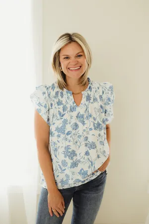 Two Tone Floral Print