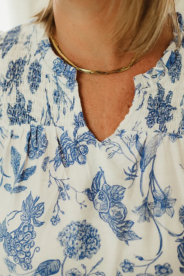 Two Tone Floral Print