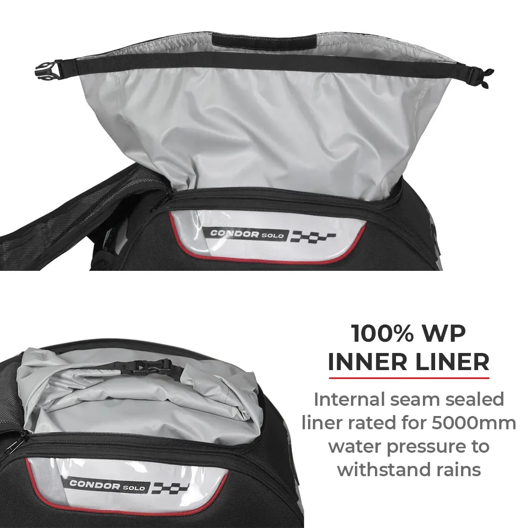 VIATERRA CONDOR SOLO - 100% WATERPROOF MOTORCYCLE SADDLEBAGS