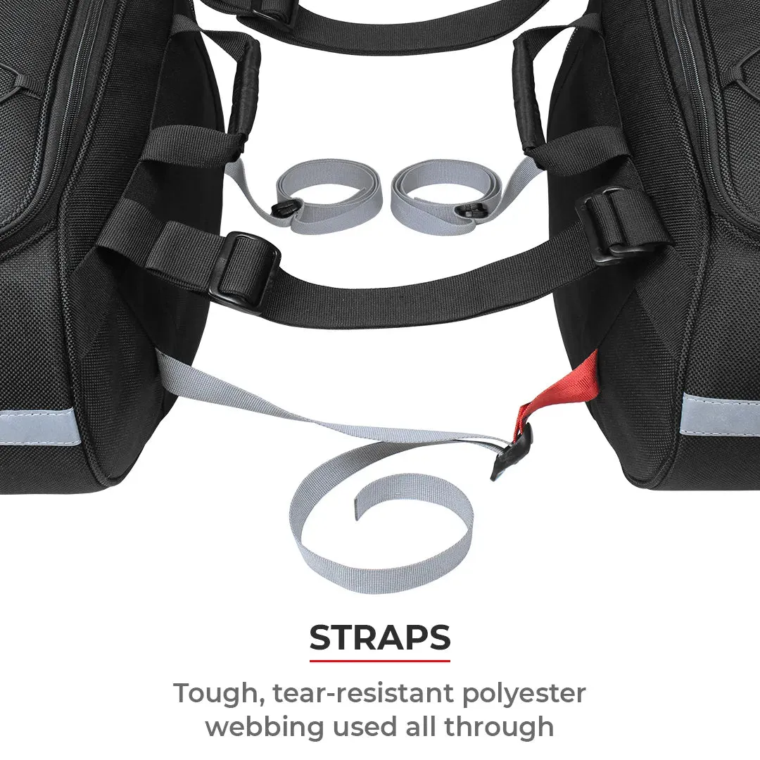 VIATERRA CONDOR SOLO - 100% WATERPROOF MOTORCYCLE SADDLEBAGS