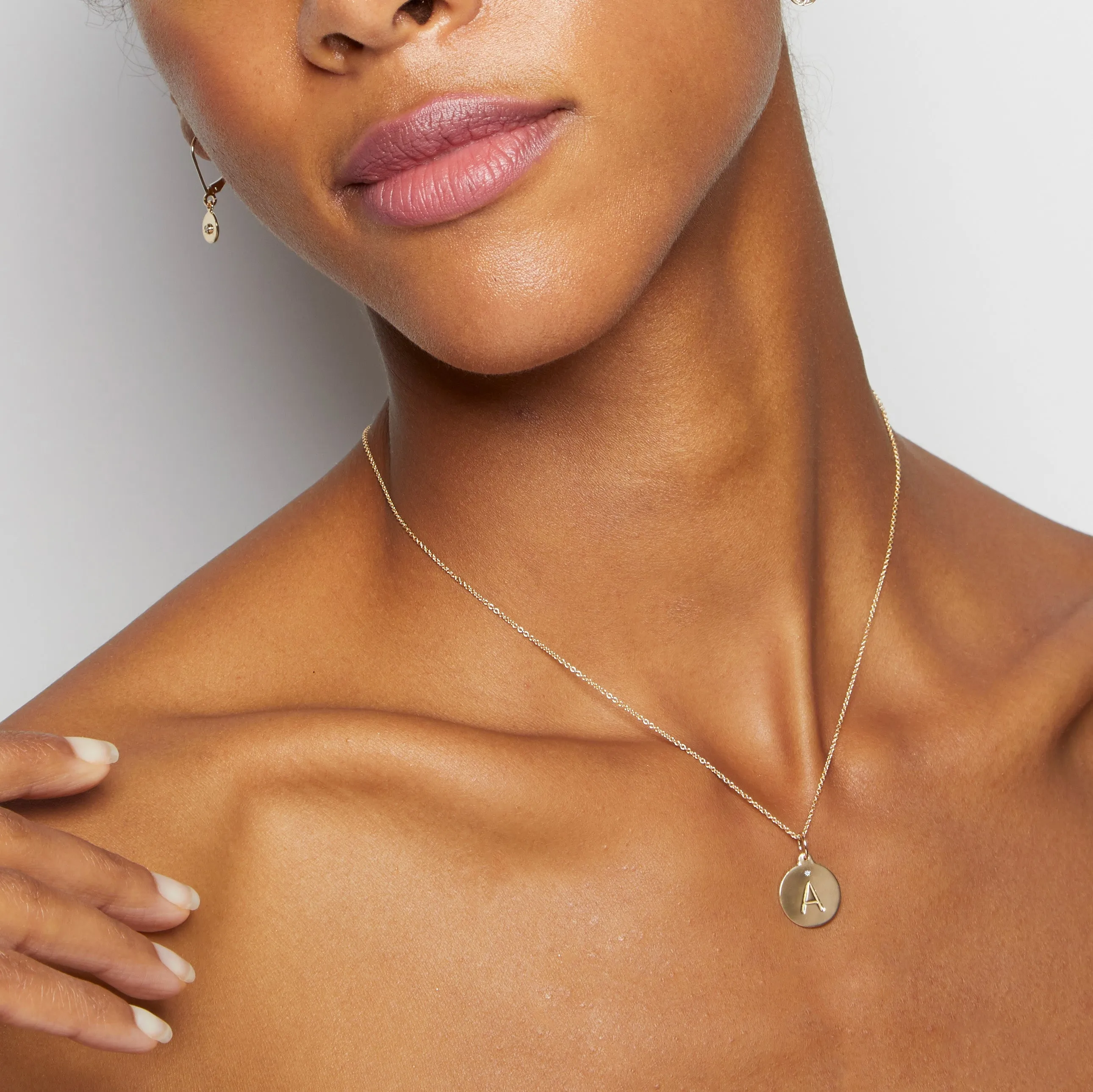 X Alphabet Charm With Diamond