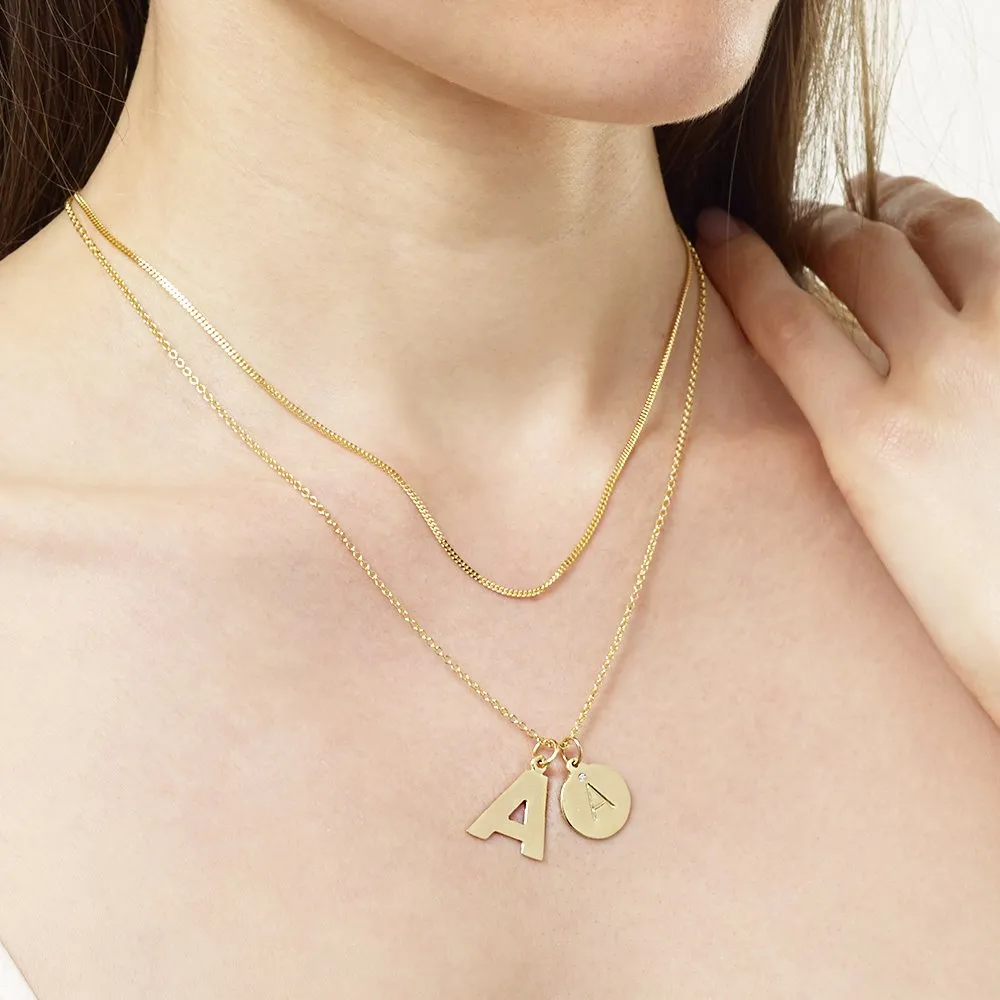 X Alphabet Charm With Diamond
