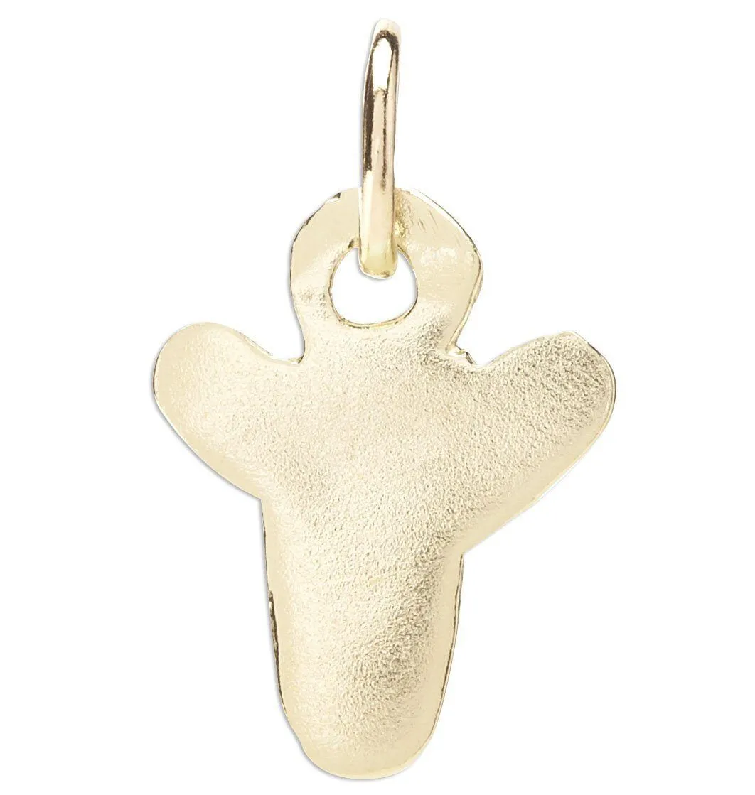 Y Bubble Letter Charm